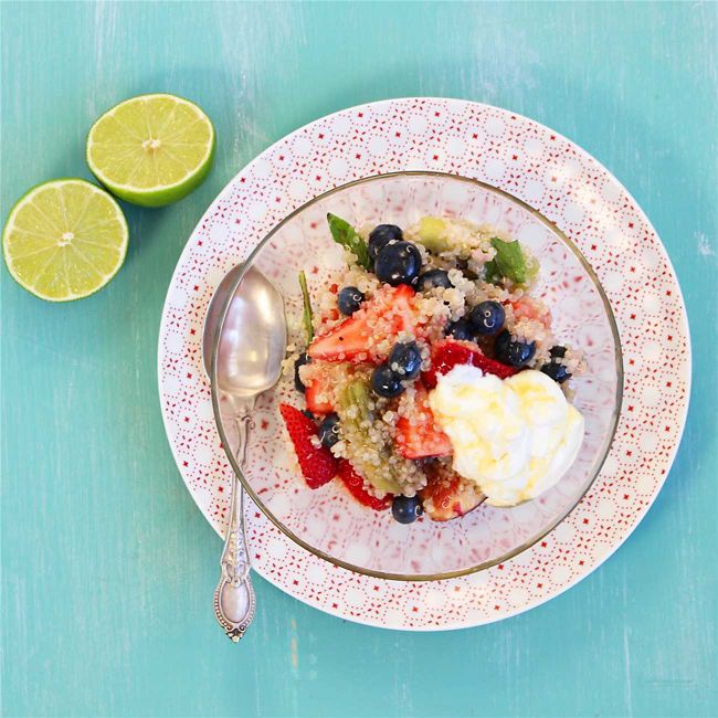 Quinoa Breakfast Fruit Salad
