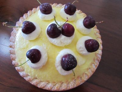 No Bake Custard Tart
