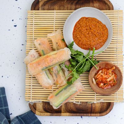 Kimchi Summer Rolls