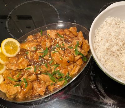 Lemon Ginger Chicken & Rice