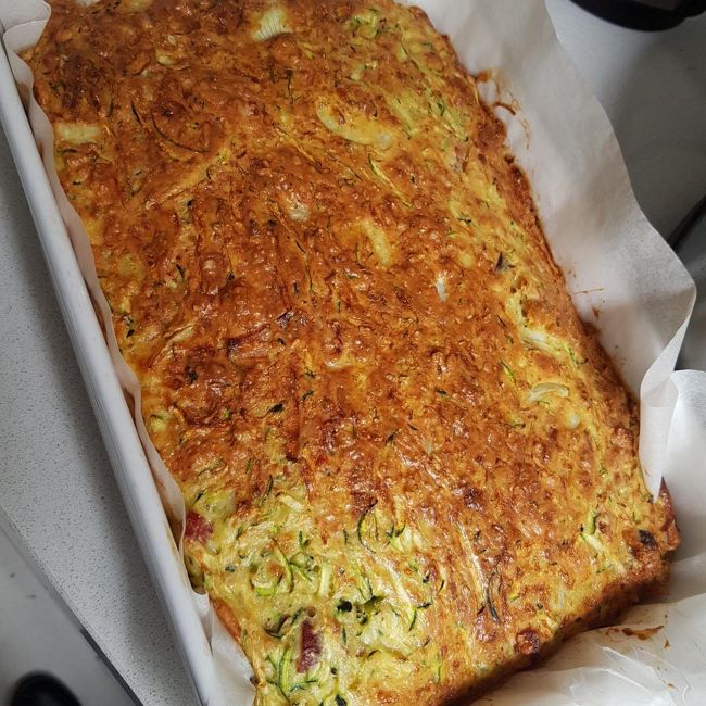 Baked Zucchini Slice