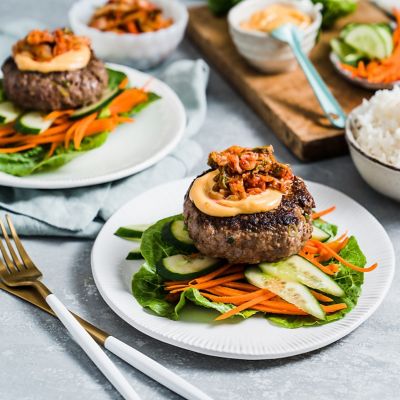 Korean-Style Beef Burgers