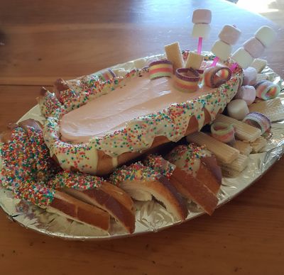 Fairy bread cob loaf