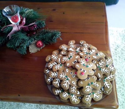 Rudolph Gingerbread Christmas Cutouts