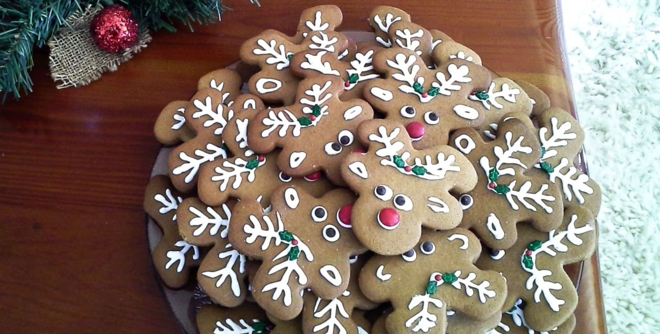 Rudolph Gingerbread Christmas Cutouts Recipe