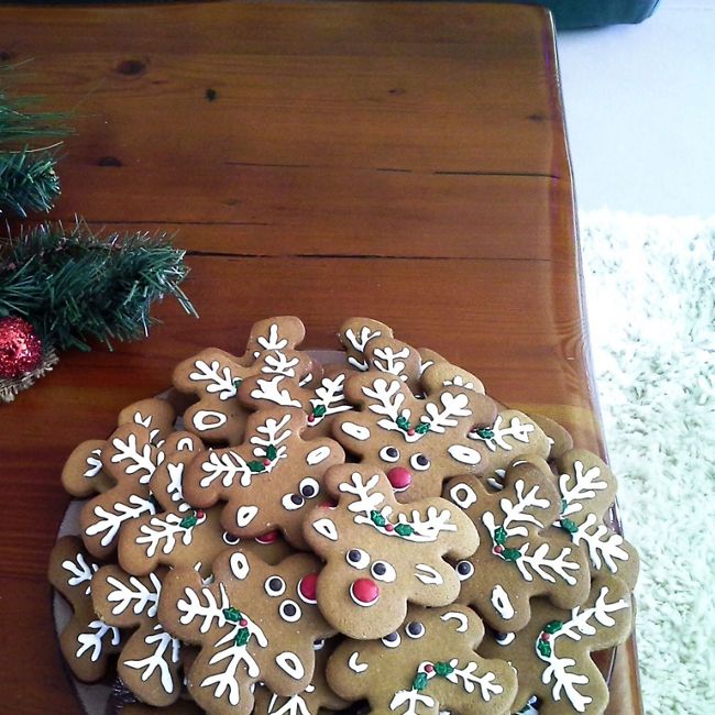Rudolph Gingerbread Christmas Cutouts