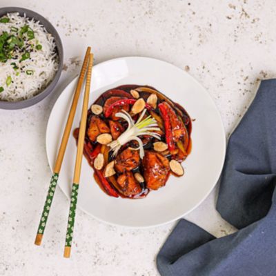 Kung Pao Chicken with Smokey Roast Almonds