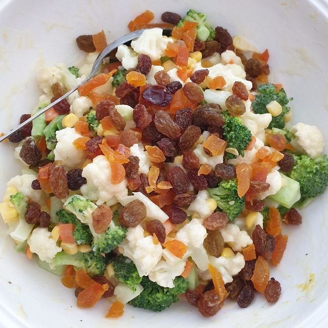 Four Veggies Salad