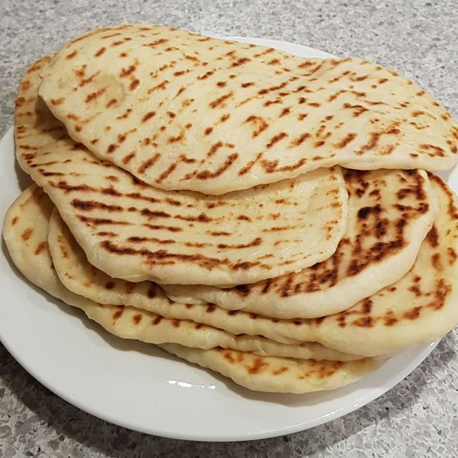 2 Ingredient Naan Bread