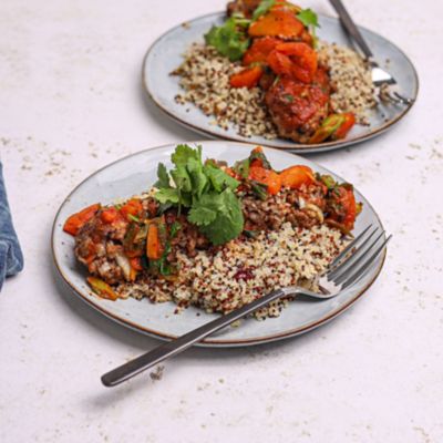 Lamb Meatballs with Minty Quinoa