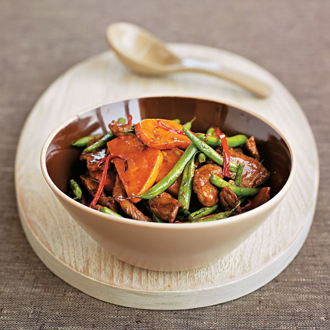 Lamb With Sweet Potatoes & Beans