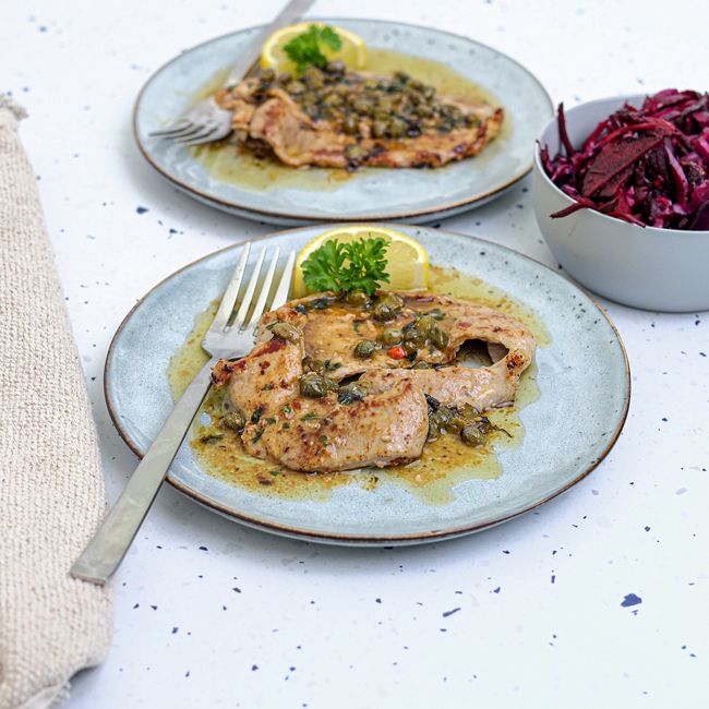 Lemon & Caper Veal Scallopini