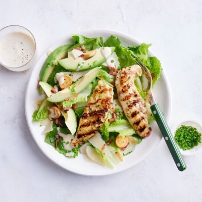 Lemon & Garlic Chicken Caesar Salad