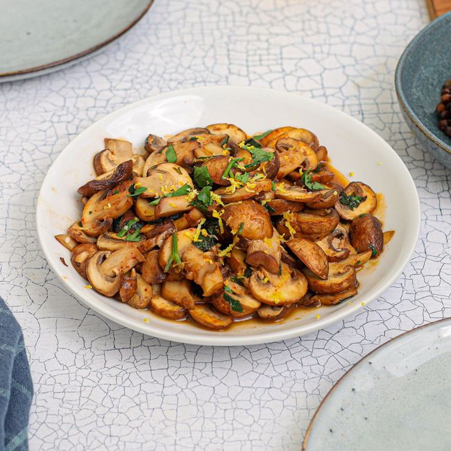 Lemon & Garlic Mushrooms