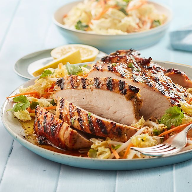 Lemon & Herb Turkey with Chinese Wombok Salad 