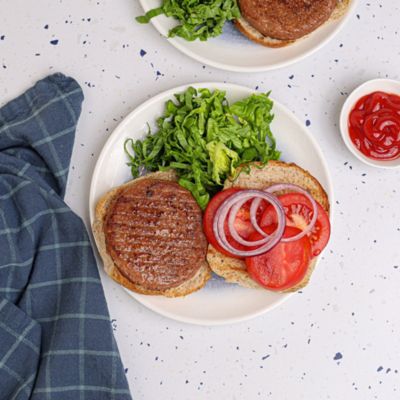 Lentil & Mushroom Burgers