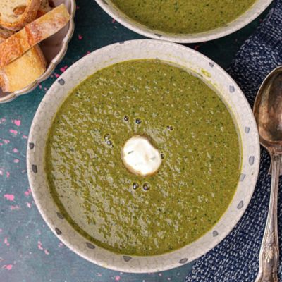 Lettuce & Avocado Soup