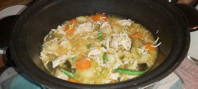 Slow Cooker Chicken & Vegetable Soup - LOW FODMAP