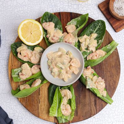 Light Prawn Cocktail Lettuce Cups