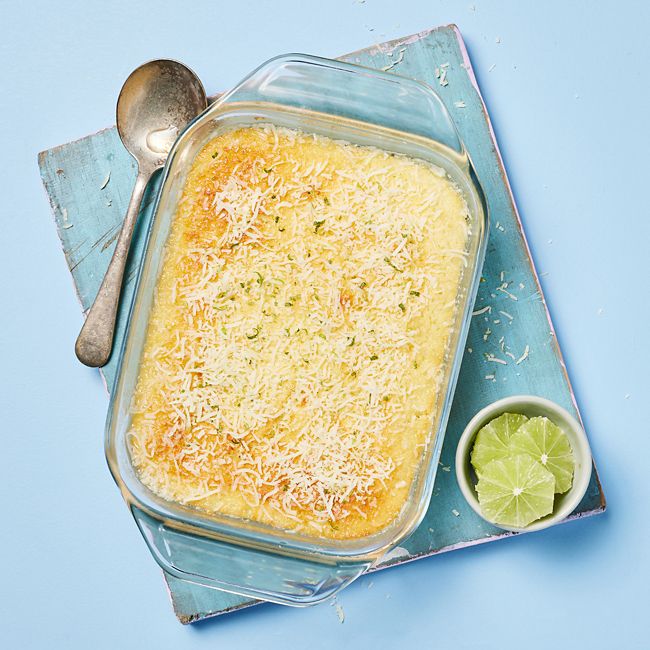 Lime Delicious With Crushed Lime & Coconut Topping