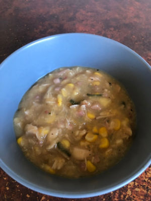 Chicken and corn soup