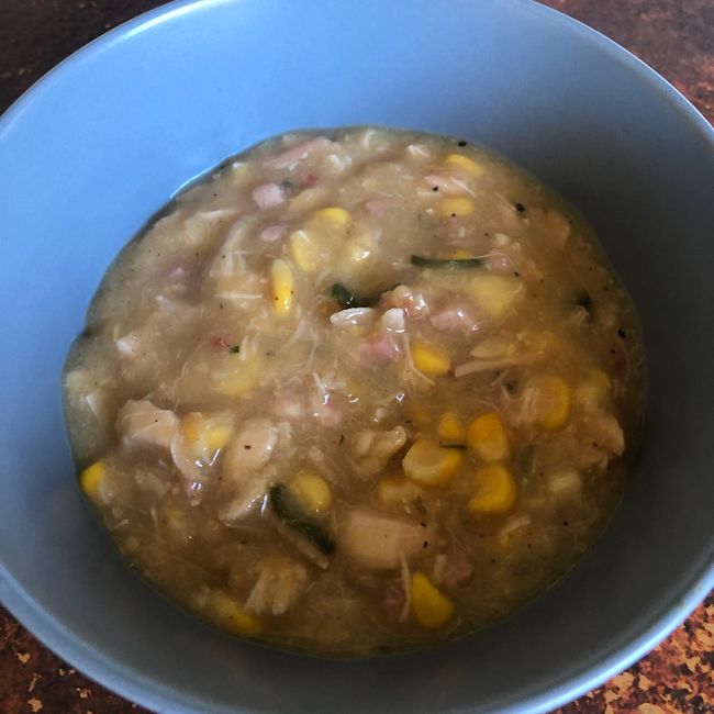 Easy Chicken & Corn Soup