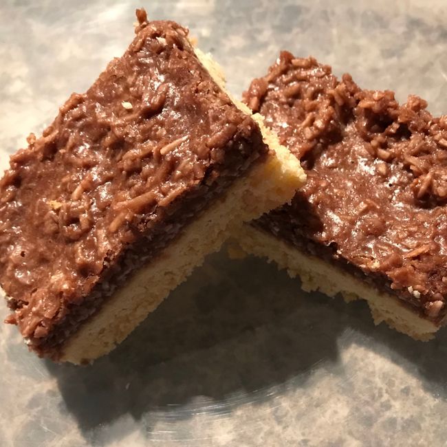 Chocolate Coconut Slice