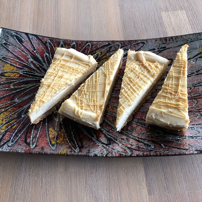 No-bake Caramilk cheesecake