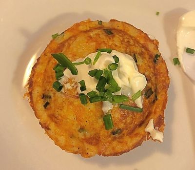 Crispy Mash Potato ,Cheese & Chive Pies