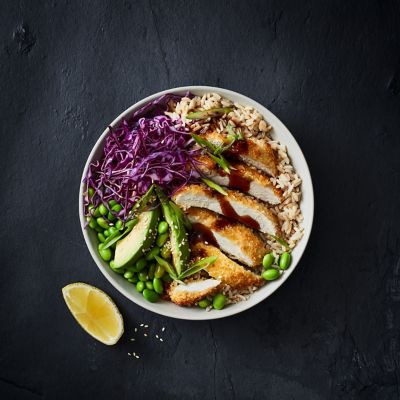 Healthier chicken katsu