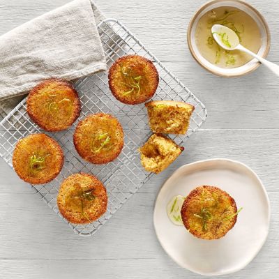 Lime Polenta Cakes