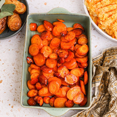 Maple & Balsamic Roasted Carrots