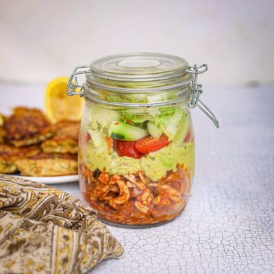 Mason Jar Taco Salad