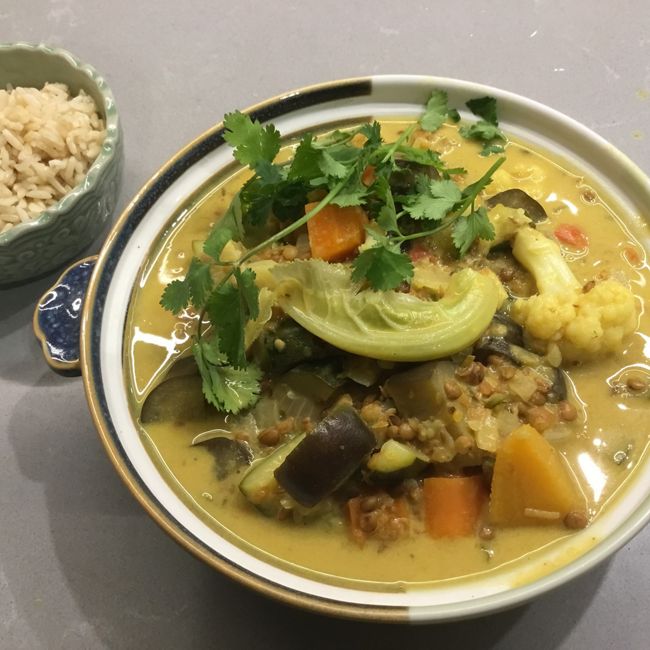 Mixed Vegetable & Lentil Curry