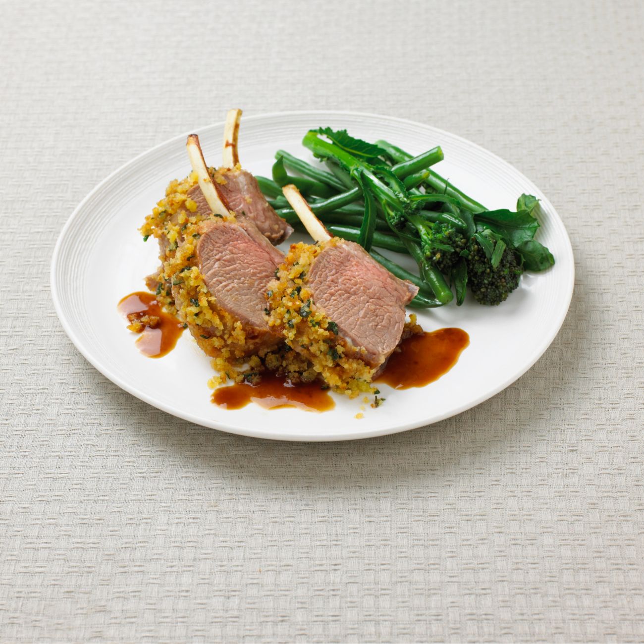 Rack Of Lamb With Parsley Crumb