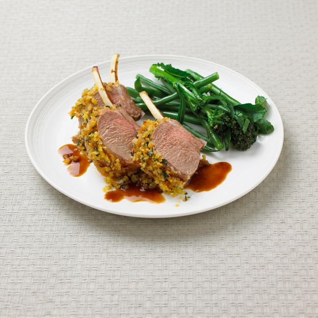 Rack Of Lamb With Parsley Crumb