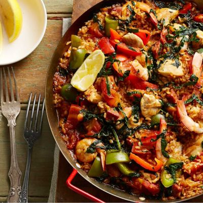 Easy Seafood Paella