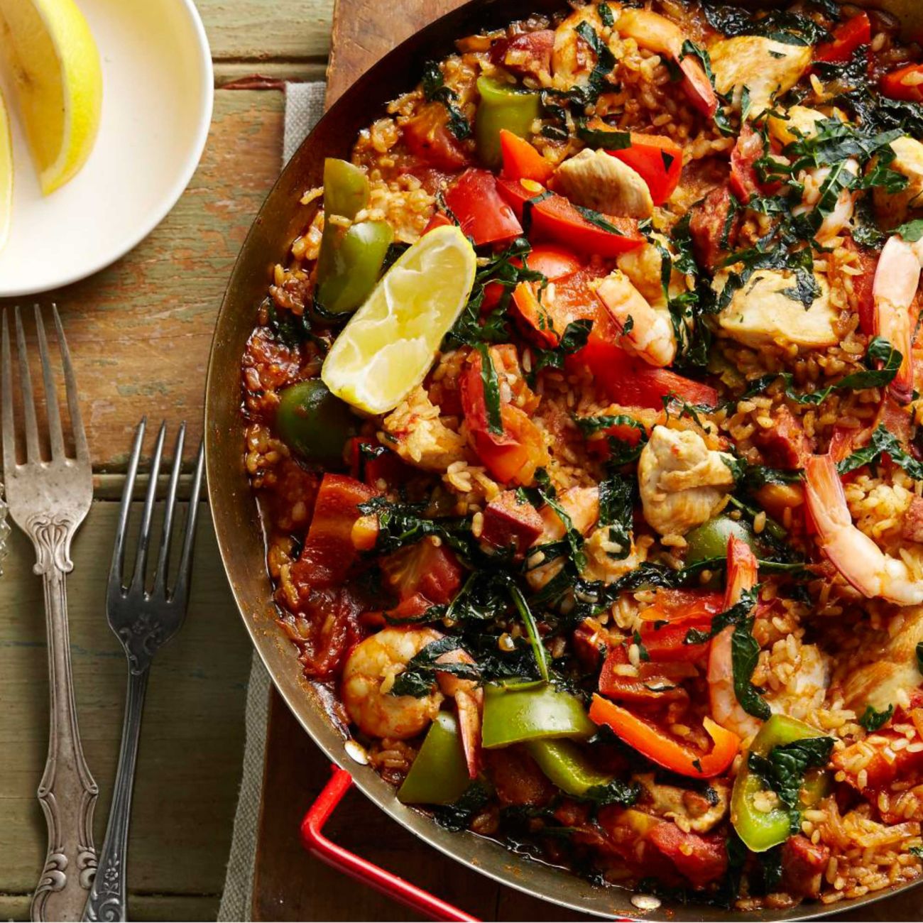 Easy seafood paella