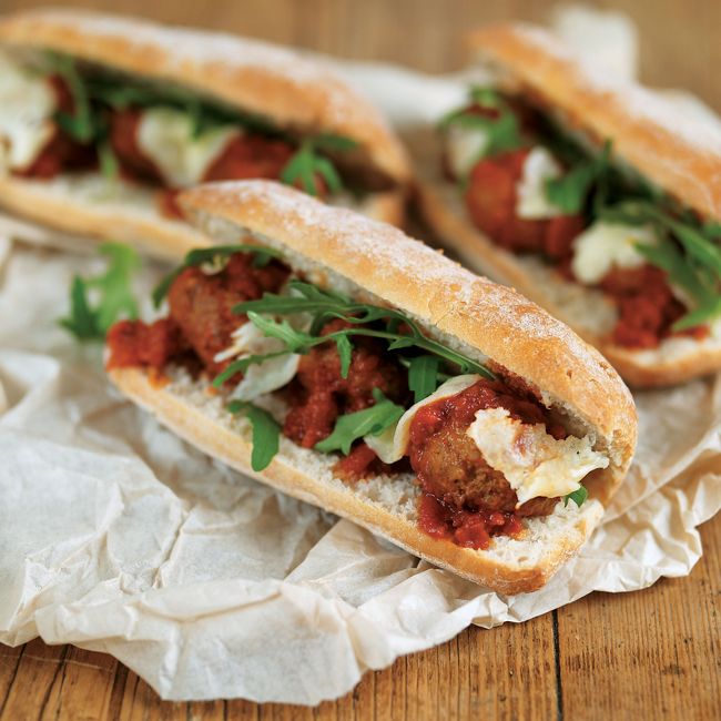 Melting Meatball Sandwiches