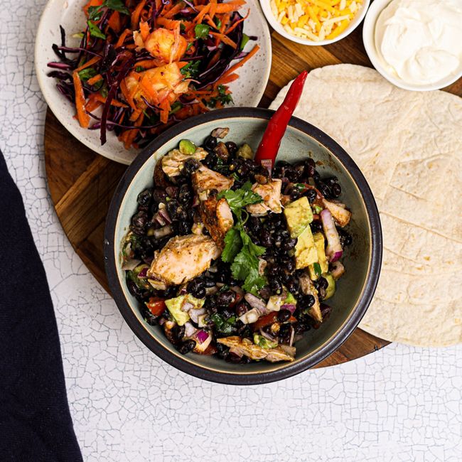 Mexican-Style Salmon & Avocado Salad
