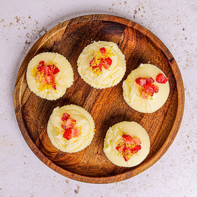 Mini Lemon Cheesecakes