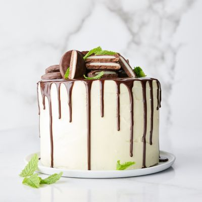 Mint Cookies & Cream Layered Mudcake