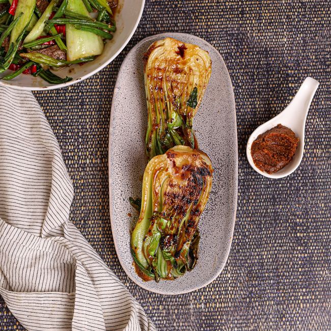 Miso Griddled Bok Choi