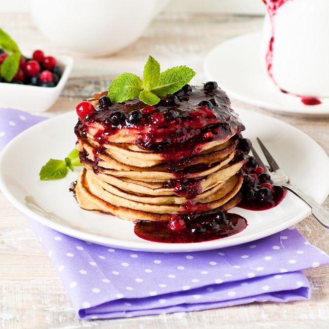 Mixed Berry Pancakes