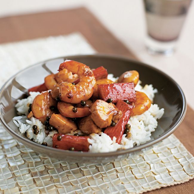 Seafood With Fresh Peppercorns