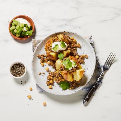 Moroccan-style Spiced Jacket Potatoes
