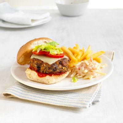 Veggie Burgers With Melting Cheese