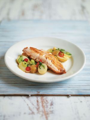 Pan-fried Red Mullet With Herby Potato Salad
