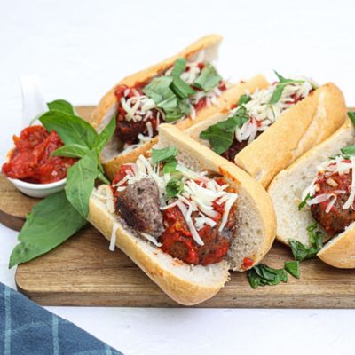 Mushroom & Lentil Meatball Subs