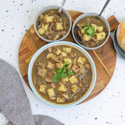 Mushroom & Lentil Stew